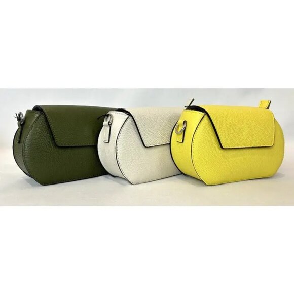 Gigi Italian Leather Crossbody Bag JIJOU CAPRI - Picture 5 of 7